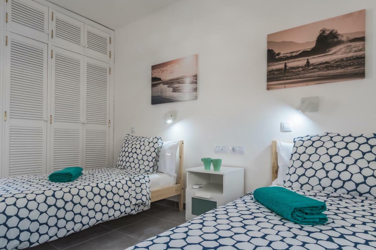 Ocean View Penthouse Apartment Gran Tarajal Bagian luar foto