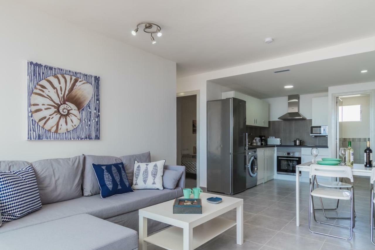 Ocean View Penthouse Apartment Gran Tarajal Bagian luar foto