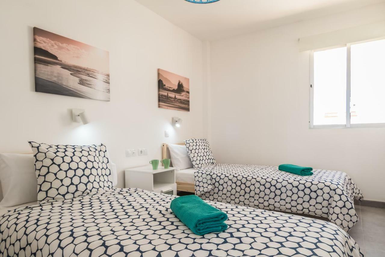 Ocean View Penthouse Apartment Gran Tarajal Bagian luar foto