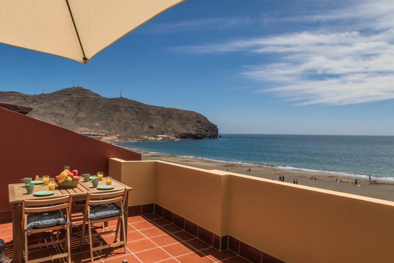 Ocean View Penthouse Apartment Gran Tarajal Bagian luar foto